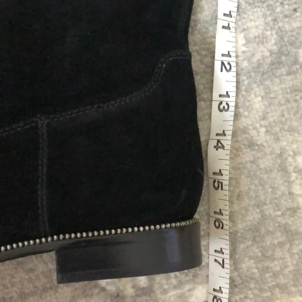 MICHAEL Michael Kors Bayview Riding Black Suede Boots - Picture 14 of 15
